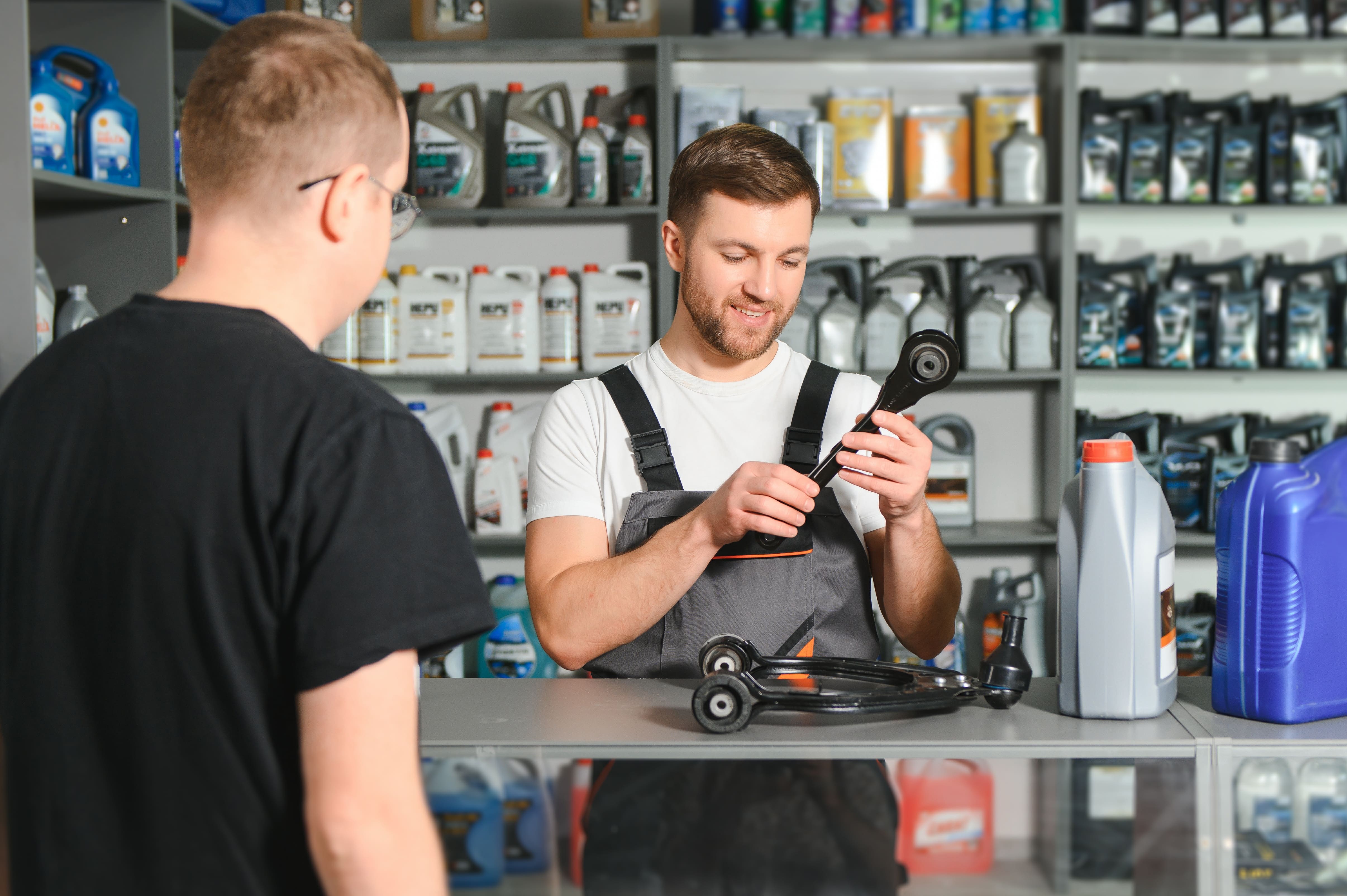 Expert support for industrial parts